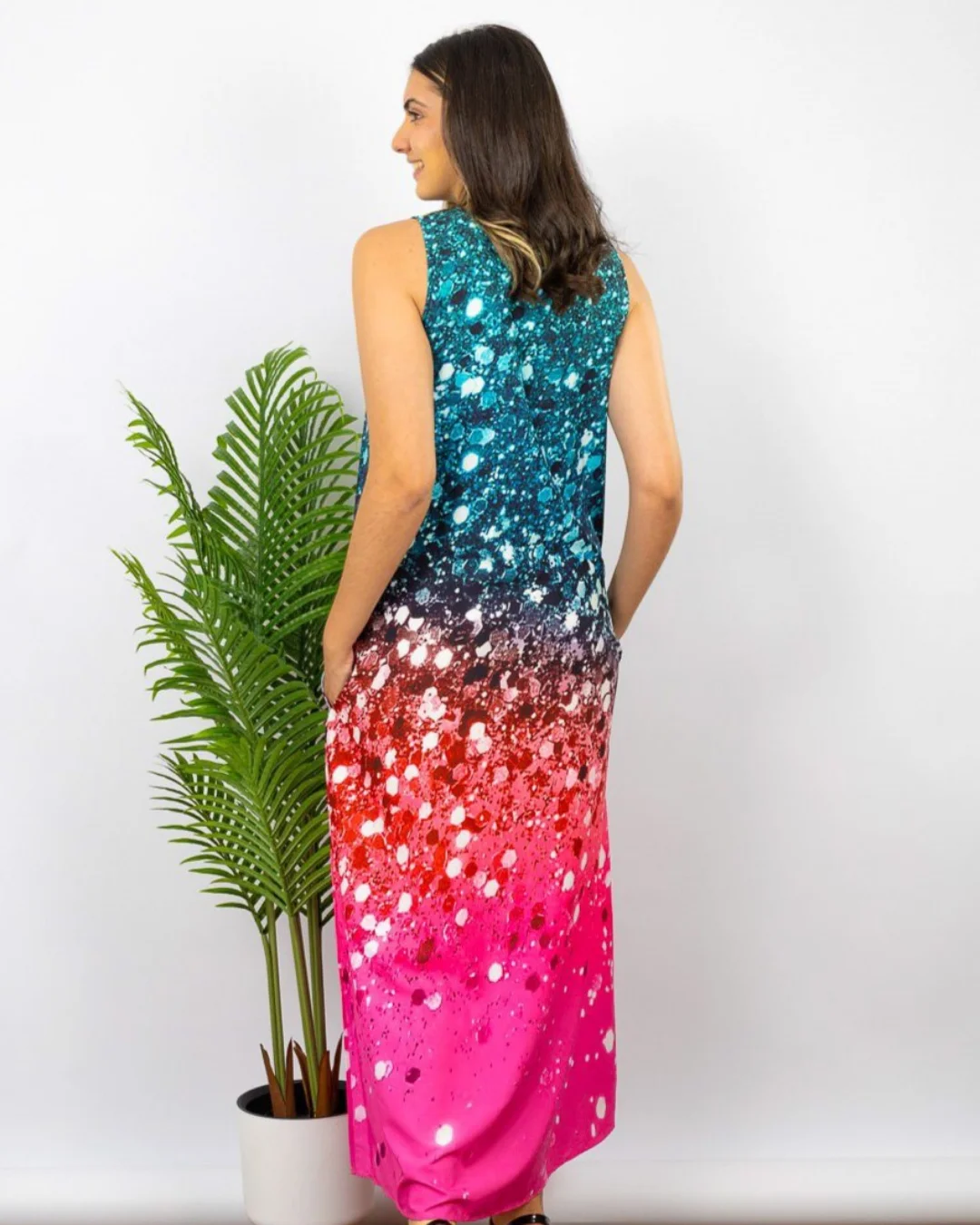 Vestido Largo Arcoiris - Imagen 2