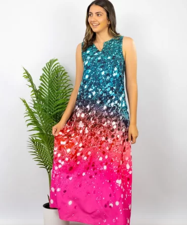 Vestido Largo Arcoiris