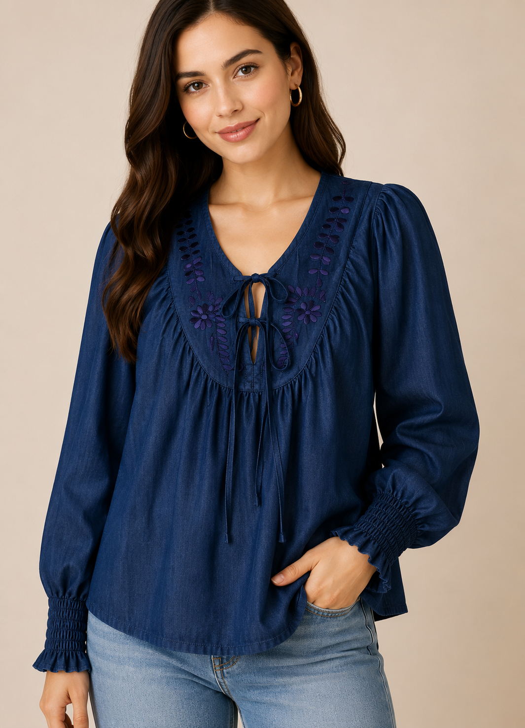 Blusa Ariana Bordada