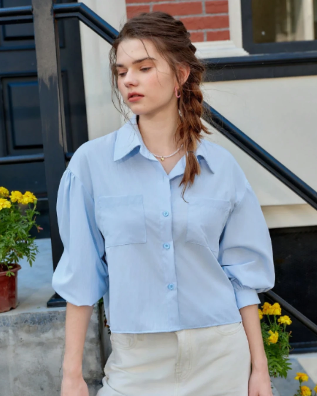 Blusa Celeste - Imagen 3
