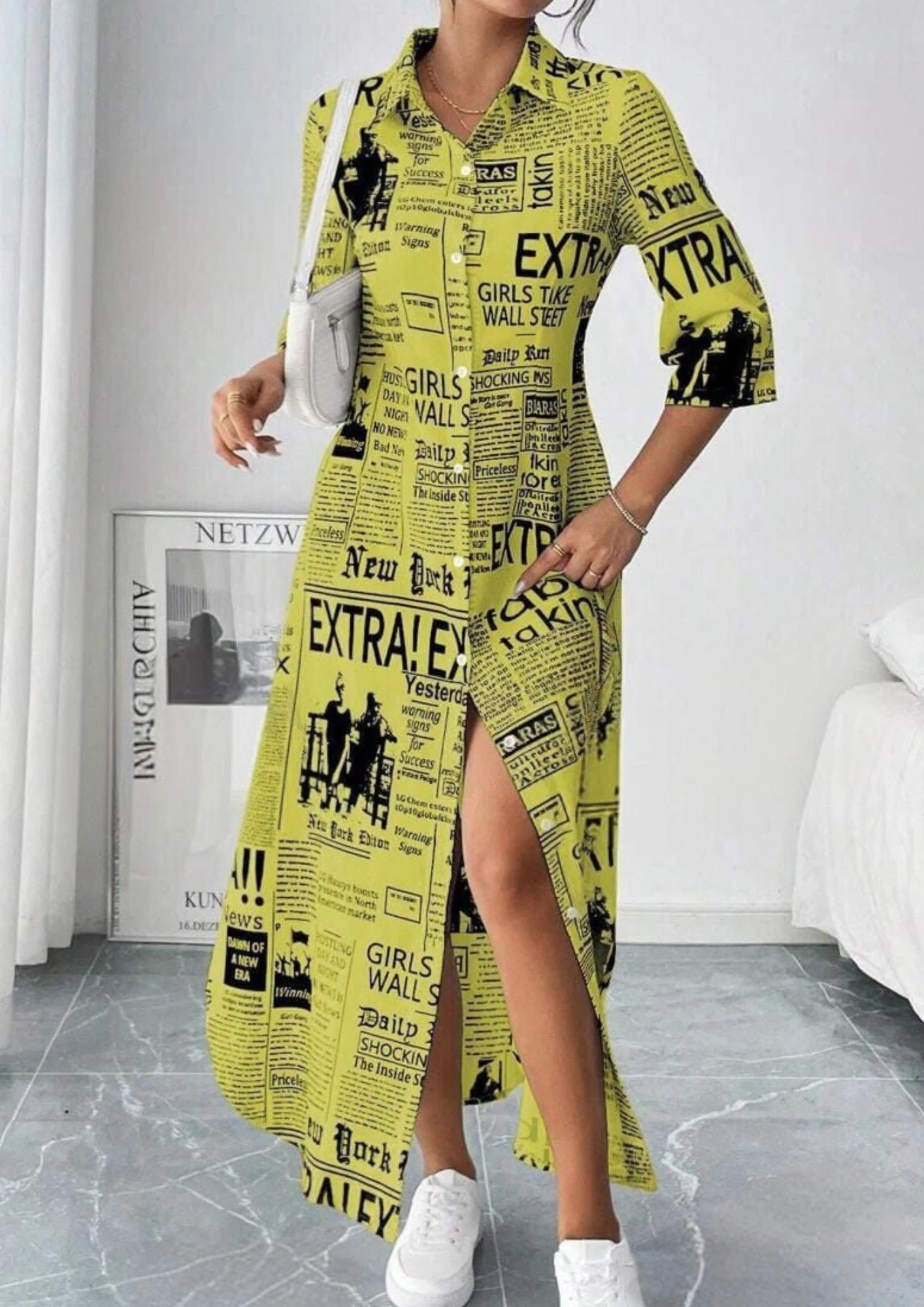 Vestido Camisero Limón