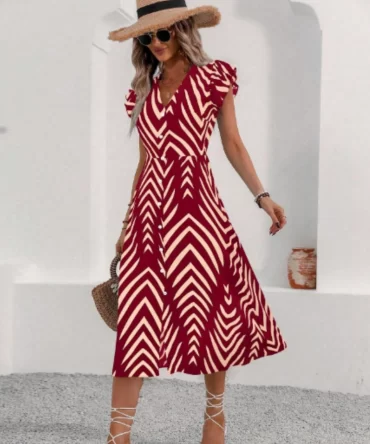 Vestido Largo Vino